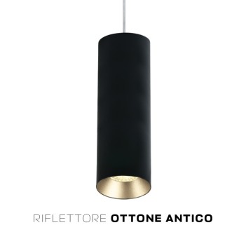 Faretto Spotlight con attacco GU10 Serie Pendant Cylinder