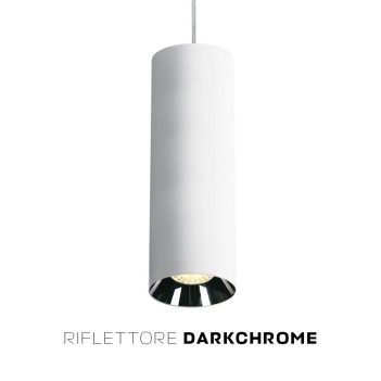 Spotlight with GU10 socket Pendant Cylinder series design Dark Light - Hanging