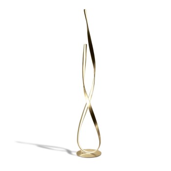 The Ribbon Series Led Floor Lamp 29W 1740lm 140 cm - Brass Led Floor Lamp en