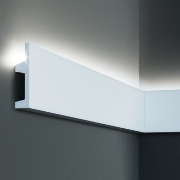 Polystyrene frame for indirect lighting KL121 of 100 cm - Ceiling or wall