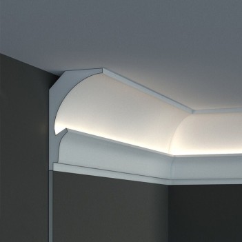 Polystyrene frame for indirect LED lighting KL113 100 cm - Veil
