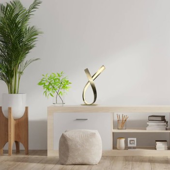 Decorative Table Lamp RIBBON SERIES 10W 3000K - Brass Color en