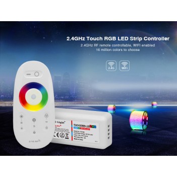 Mi-Light Kit Telecomando e Ricevitore RGB 10A 12/24V FUT025