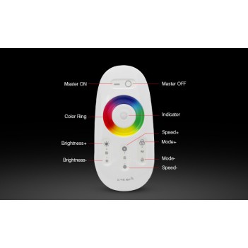 Mi-Light Kit Telecomando e Ricevitore RGB 10A 12/24V FUT025