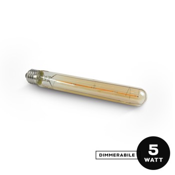 Led Bulb E27 5W Dimmable Amber Light 2200K 380lm Diameter 30mm - Retro en