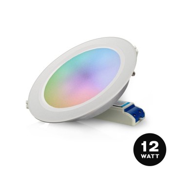 MiBoxer Mi-Light Plafoniera da Incasso 12W RGB+CCT FUT066