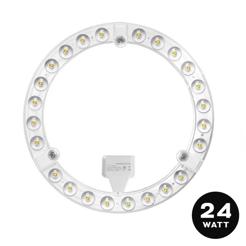 Circolina Magnetica Modulo LED per plafoniera circolare 24W