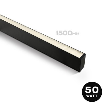 Linear Led Ceiling Light 50W 4250LM 150cm IP20 Black - Linear Profiles Series en