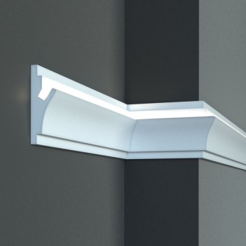Polystyrene frame for indirect LED lighting K117 100 cm - Veil
