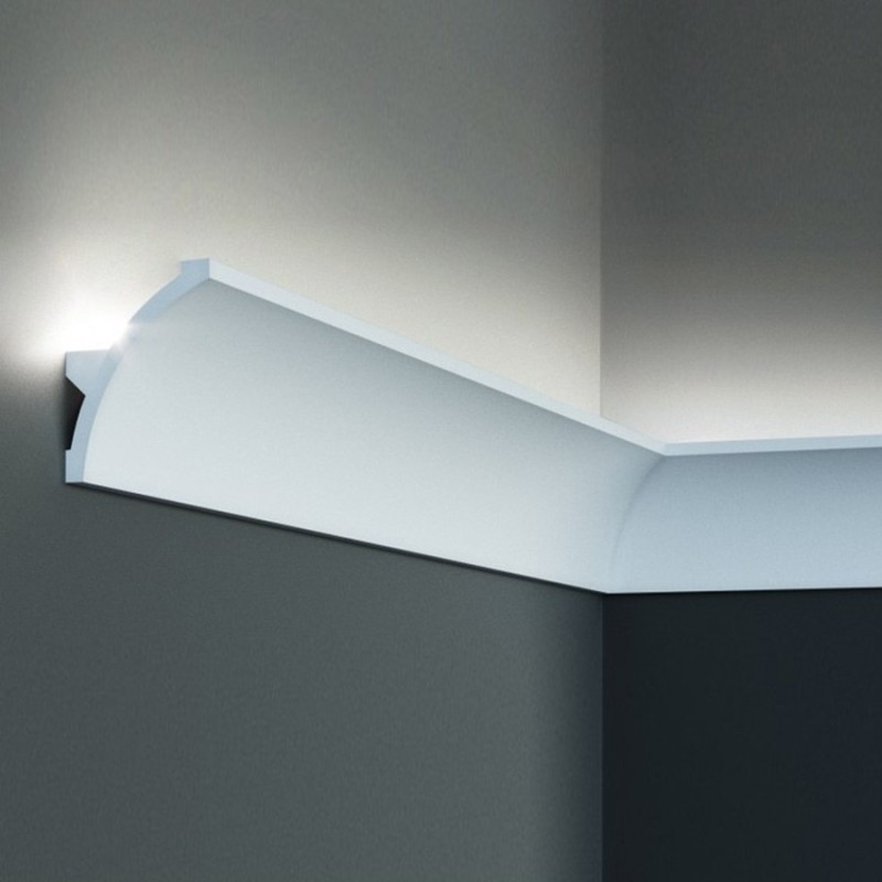 Polystyrene frame for indirect LED lighting 100 cm - Veil