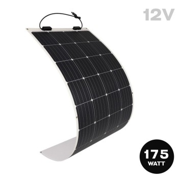 Pannello Solare FLESSIBILE 175W 12V MONOCRISTALLINO - Garanzia 5 Anni