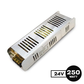 250W 24V Metallic Power Supply for Led Strips