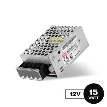 Alimentatore Meanwell 15W per Strip Led 12V Trasformatore