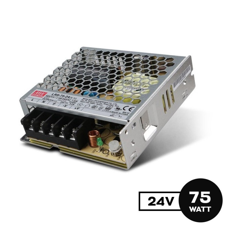 Lrs-75-24 Mean Well 75w Power Supply 24v DC for sale online 