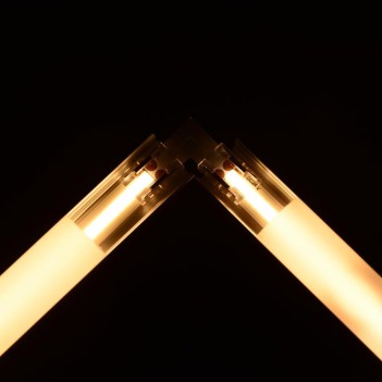 90 Degree Angle Connector for LED Stripes Single Colour/COB 2 Pin with PCB 8MM