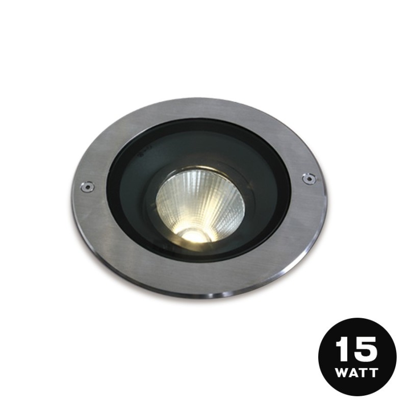 15W 20D walkable and driveable dimmable outdoor spotlight - IP67 en