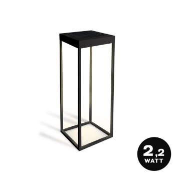 Decorative garden lamp with solar panel and night sensor 2.2W