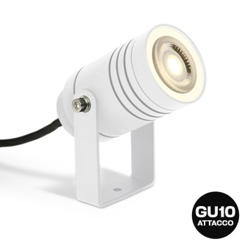 Garden Spotlight with Lamp Holder GU10 220V IP65 White - Garden
