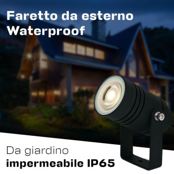 Faretto da Giardino con Picchetto portalampada GU10 220V