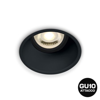 SEMI TRIMLESS SERIES recessed spotlight with GU10 socket with 75 mm hole Desing