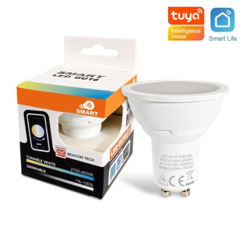 Faretto Led GU10 6W CCT Dual White Smart Wifi