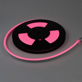Flexible Led Neon 5mt 35W 12V IP67 - Pink Cut 1cm - 120DX Series