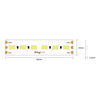 Led Strip 24V 90W CCT Variable Kelvin from 2700k - 6500k IP20 5mt en