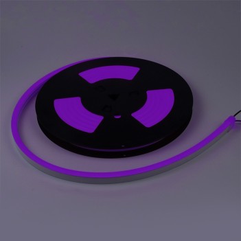 Flexible Led Neon 5mt 35W 12V IP67 - Purple Cut 1cm - 120DX Series