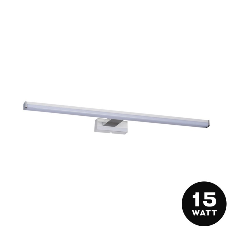 Wall lamp 8W 570lm 230V IP44 - ASTEN 60cm Chrome