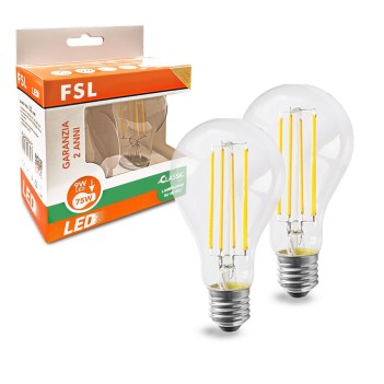 PROMO KIT 2 LED Bulbs E27 9W 1055lm A60 en