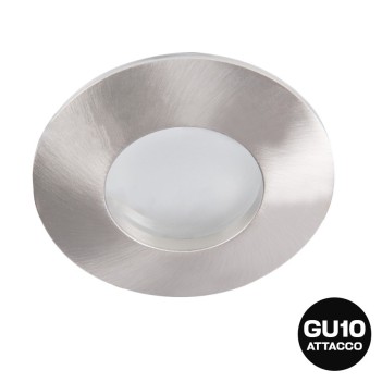 Waterproof GU10 recessed spotlight holder for shower enclosure IP44 with 71 mm