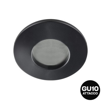 Waterproof GU10 recessed spotlight holder for shower enclosure IP44 with 71 mm