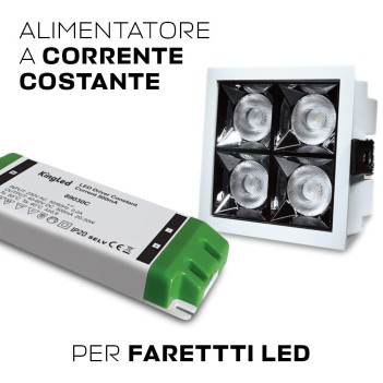 Alimentatore Led 15-30W Corrente Costante 700MA per illuminazione led