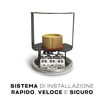 Faretto da Soffitto con Attacco GU10 Serie CUT CYLINDER 150mm D60 Spotlight Colore Nero