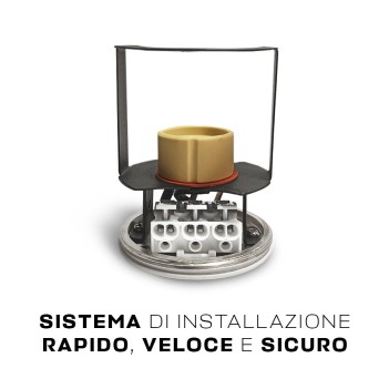 Faretto da Soffitto con Attacco GU10 Serie CUT CYLINDER 150mm D60 Spotlight Colore Bianco