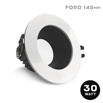 Recessed spotlight SERIES DARK LIGHT PRO 30W IP20 60D with 145 mm hole in White