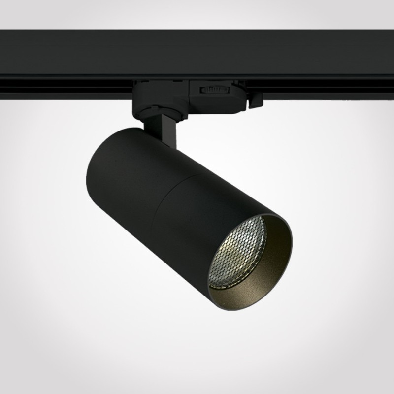 HONEYCOMB SERIES 3-Phase Led Track Light with GU10 Lampholder Colour Black