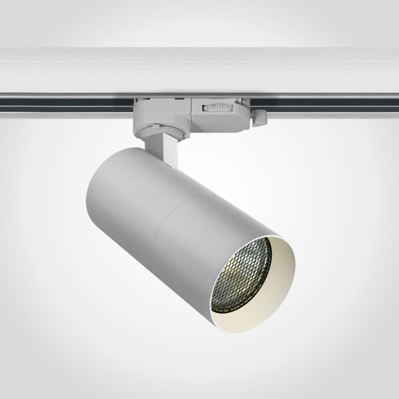 HONEYCOMB SERIES 3-Phase Led Track Light with GU10 Lampholder White Colour