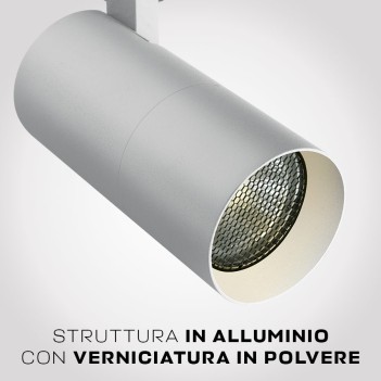 HONEYCOMB SERIES 3-Phase Led Track Light with GU10 Lampholder White Colour