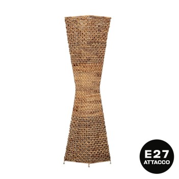 BOHO CHIC Series Natural Fibre Led Floor Lamp 150 cm E27 socket - Led Floor Lamp bi-directional light