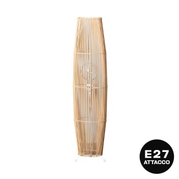 Bamboo Led Floor Lamp BOHO CHIC collection 100 cm E27 socket -