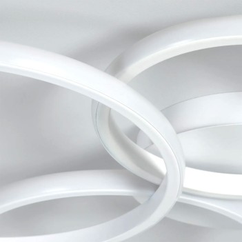 Plafoniera Led design circolare The Swirl colore bianco 32W