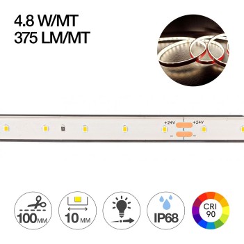King Led | LED Strip 96W 24V RGB+W Multicolour Waterproof IP68 PCB 14mm
