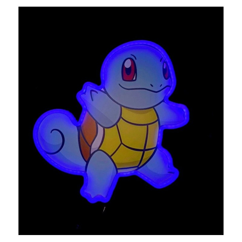 SQUIRTLE - Led Neon Lamp Sign - Management by Smartphone and Voice