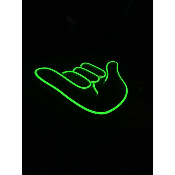 SHAKA - Insegna Lampada Neon Led - Gestione da Smartphone e Vocale