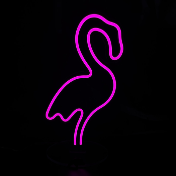 Lampada Neon Led Personalizzabile con Singolo Colore SMALL - Gestione da Smartphone e Vocale