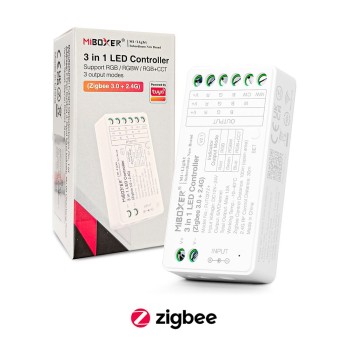 MiBoxer Mi Light FUT037Z+ Ricevitore ZigBee 3.0 per Strip Led RGB/RGB+W/RGB+CCT da 12/24V