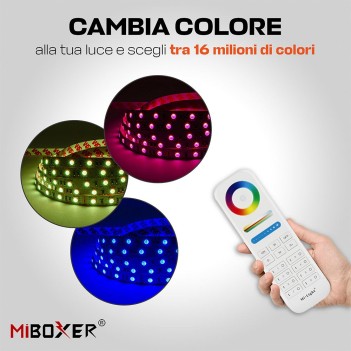 MiBoxer Mi Light FUT037Z+ Ricevitore ZigBee 3.0 per Strip Led RGB/RGB+W/RGB+CCT da 12/24V