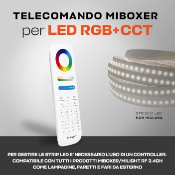 Miboxer Mi Light FUT089S Telecomando RGB+CCT 6 Zone + 4 scene