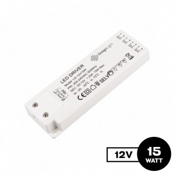 Alimentatore per Mobili 15W DC 12V 1,25A con 4x Plug-in